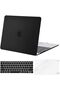 Compatible with MacBook 12 inch Case A1534,2017-2015, Black