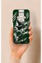 Tecno Spark 30C Compatible Green Crocodile-Themed Patterned Silicone Case