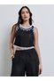 Black Embroidered Top and Pants Set - 2