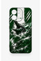 Oppo Reno 15F Compatible Green Crocodile-Themed Patterned Silicone Case - 2