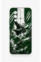 Poco F5 Pro Compatible Green Crocodile-Printed Silicone Case - 2
