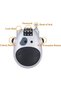Combination Lock with 3-Digit Code, 80 cm Extendable Cable, Calf-Sized Format, Custom Security Lock - 3