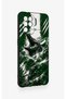 Oppo Reno 5 Lite Compatible Green Crocodile-Patterned Silicone Case. - 3