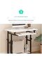 Bedside Desk C-shaped Base Laptop Desk Home Office Sofa Side End Tables Mobile Lap Table Computer De - 6