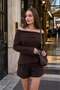 Women's Madonna Collar Knit Sweater Cty-Şml-265013