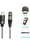 كابل SH-AU20A من نوع USB إلى XLR، مُصمم للميكروفونات الديناميكية مثل ميكروفونات شور (بطول 5.9 قدم). - 2