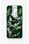Redmi 9 Compatible Green Crocodile-Themed Patterned Silicone Case - 2