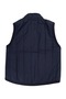 Quilted navy blue winter sports vest for boys. - 7