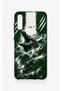 Samsung A70 Compatible Green Alligator-Themed Patterned Silicone Case - 2