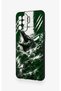 Oppo Reno 5 Lite Compatible Green Crocodile-Patterned Silicone Case. - 4