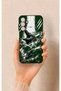 Samsung A15 Compatible Green Crocodile-Themed Patterned Silicone Case.