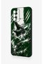 Omix X700 Compatible Green Crocodile-Themed Patterned Silicone Case. - 4