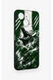 Tecno Spark 40C Compatible Green Crocodile-Themed Patterned Silicone Case. - 3