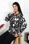 Women's Plus Size Combed Cotton Long Sleeve Pajama Set - 5