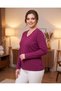 Basic Wide Fit 100% Cotton Long Sleeve T-Shirt - 5