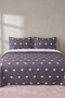 Amora Deep Black Double-Size Quilted Piqué Duvet Cover & Multi-Purpose Bedspread - 3-Piece Set - 2