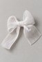 White Linen Bow Ribbon, 5 cm - Pack of 25, for Decorative Gift Wrapping and Event Decorations - 7