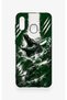 Samsung A20-A30 Compatible Green Crocodile-Themed Patterned Silicone Case. - 2