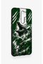 Redmi 9 Compatible Green Crocodile-Themed Patterned Silicone Case - 3