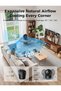 Touch Control Desk fan, 100 Speeds Quiet Digital Display - 2