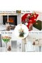 Christmas Candle Holder Candlestick Holder Candle Stick Holder Pentagram and Pine Cone Christmas Decoration Tree Pine Gift for Table Centerpiece Festive Ornaments Mantel Home Party Thanksgiving - 3