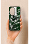 Honor 200 5g Compatible Green Crocodile-Themed Patterned Silicone Case.
