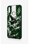 Huawei Y7 2019 Compatible Green Crocodile-Themed Patterned Silicone Case. - 4