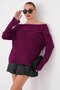 Women's Madonna Collar Knit Sweater Cty-Şml-265013 - 4