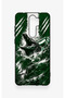 Green Crocodile-Patterned Silicone Case Compatible with Redmi Note 8 Pro. - 2