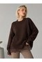 Women's Crew Neck Tunic with Slit and Lace Details