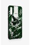 Samsung A70 Compatible Green Alligator-Themed Patterned Silicone Case - 3