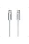 كابل Zolo من نوع USB-C إلى USB-C، كابل شحن سريع بقدرة 240 واط (1 متر، أبيض).
