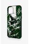 iPhone 11 Pro Compatible Green Alligator-Printed Silicone Case - 4