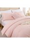 Oversized Queen Comforter Blush, 3pcs (1 Comforter & 2 Pillowcases) Lightweight Oversized Queen Comf - 4