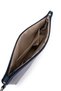 Women's Wrist Strap Clutch with Metal Accents by Madame, Faux Leather - 4