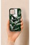 iPhone 11 Pro Compatible Green Alligator-Printed Silicone Case