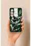 Samsung S26 Compatible Green Crocodile-Themed Patterned Silicone Case.