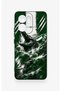 Oppo Reno 13F Compatible Green Crocodile-Themed Patterned Silicone Case - 2