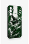 Samsung A24 Compatible Green Crocodile-Themed Patterned Silicone Case. - 3