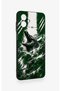 Samsung A07 Compatible Green Crocodile-Themed Patterned Silicone Case - 3