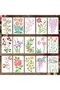 15PCS Flower Stencils, Wildflower Leaf Painting Stencils