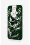 Tecno Spark 30C Compatible Green Crocodile-Themed Patterned Silicone Case - 4