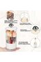 2 Pack Automatic Lifting Makeup Brush Holder Organizer with Lid – Clear 4-Compartment Dustproof & Wa - 7