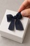 Navy Blue Linen Bow Detail Ribbon, 5 cm - Pack of 25, for Decorative Gift Wrapping and Event Decorations - 3