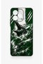 Omix X6 Compatible Green Crocodile-Themed Patterned Silicone Case. - 2