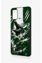 Samsung A51 Compatible Green Crocodile-Themed Patterned Silicone Case. - 4