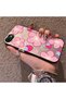 iPhone 8-Compatible Silicone Hard-Edge Back Case with Strawberry Pattern—Couple's Phone Case - 2