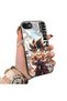 iPhone 8-Compatible Silicone Hard-Edge Back Case with Dragon Ball Design—Cute Couple Phone Case
