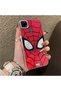 Realme C15 Compatible Silicone Hard-Edge Back Case with Spider-Man Design—Romantic Couple Phone Case - 3
