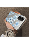Samsung Galaxy A14 Compatible Silicone Hard-Edge Back Case with Floral Print—Romantic Couple Phone Case - 4